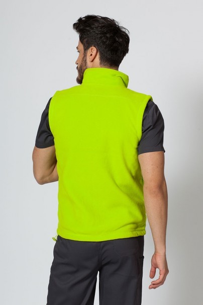 Men’s Malfini Fleece vest lime punch-2