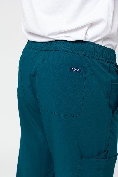 Men’s Adar Uniforms Slim Leg Cargo trousers bottle green-5