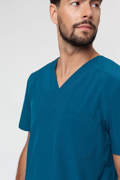 Men’s Adar Modern scrub top caribbean blue-2