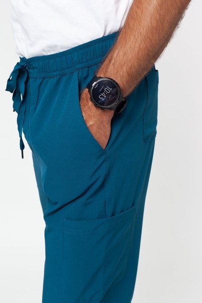 Men’s Adar Uniforms Slim Leg Cargo trousers caribbean blue-3