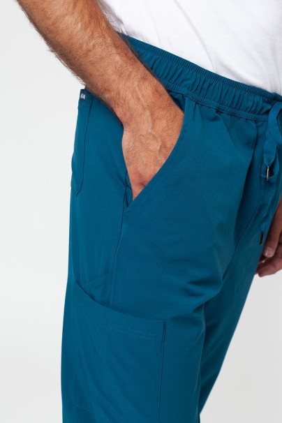 Men’s Adar Uniforms Slim Leg Cargo trousers caribbean blue-4