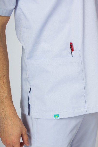 Men’s Sunrise Uniforms Basic Classic scrubs set (Standard top, Regular trousers) quiet grey-5