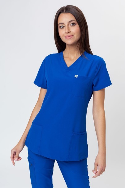 Women’s Uniforms World 309TS™ Valiant scrubs set royal blue-2