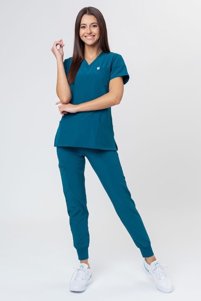 Women's Uniforms World 309TS™ Valiant scrub top caribbean blue-4