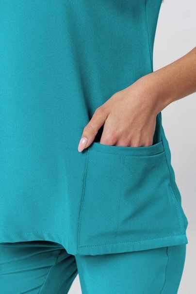 Women's Uniforms World 309TS™ Valiant scrub top teal blue-3