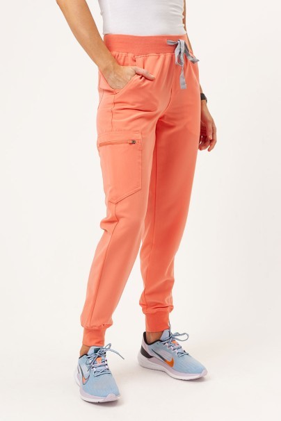 Women’s Uniforms World 518GTK™ Avant On-Shift scrubs set salmon orange-9