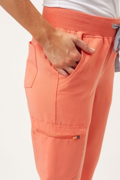 Women's Uniforms World 518GTK™ Avant Phillip On-Shift scrub trousers salmon orange-6