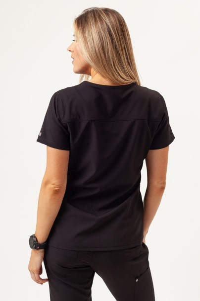 Women's Dickies EDS NXT V-neck scrub top black-3