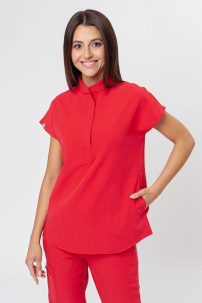 Women’s Uniforms World 518GTK™ Avant On-Shift scrubs set red-3