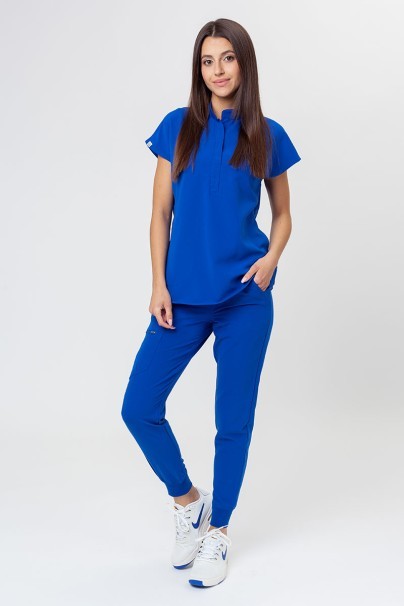 Women's Uniforms World 518GTK™ Avant scrub top royal blue-6