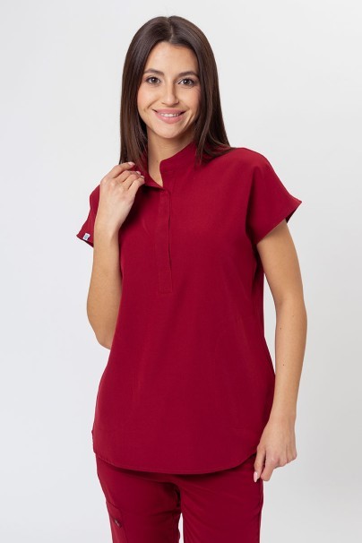 Women’s Uniforms World 518GTK™ Avant scrubs set burgundy-2