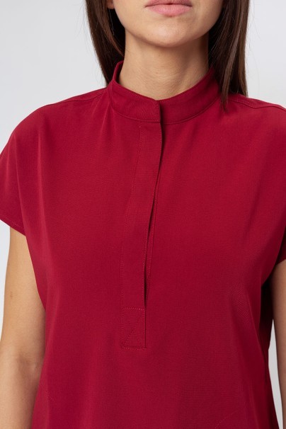 Women's Uniforms World 518GTK™ Avant On-Shift scrub top burgundy-2