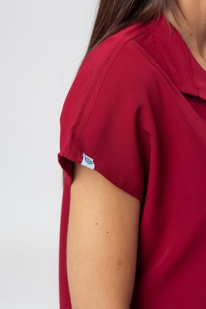 Women's Uniforms World 518GTK™ Avant scrub top burgundy-5