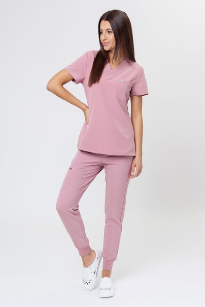 Women's Uniforms World 518GTK™ Phillip scrub top blush pink-4