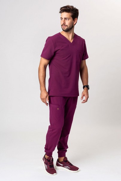 Men’s Maevn Matrix Pro scrub top wine-3