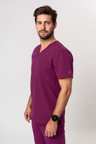 Men’s Maevn Matrix Pro scrubs set wine-2