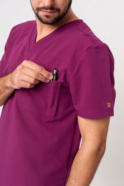 Men’s Maevn Matrix Pro scrub top wine-2