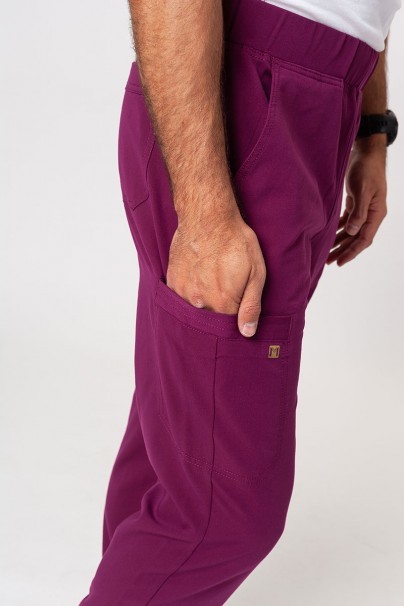 Men's Maevn Matrix Pro jogger scrub trousers wine-2