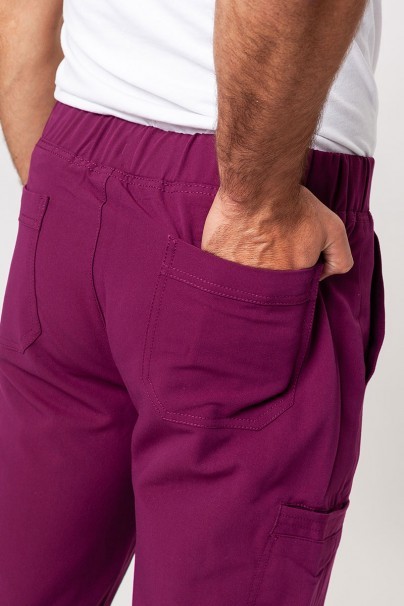 Men's Maevn Matrix Pro jogger scrub trousers wine-3