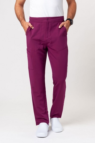 Men's Maevn Matrix Pro scrub trousers wine-2