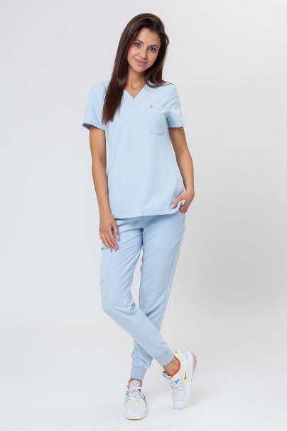 Women's Uniforms World 518GTK™ Phillip scrub top ceil blue-4