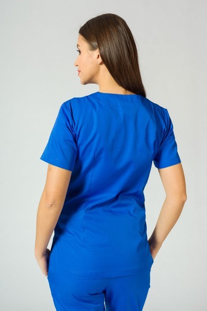Women's Sunrise Uniforms Basic Jogger scrubs set (Light top, Easy trousers) royal blue-3
