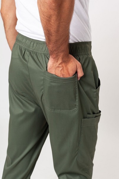 Men's Maevn Matrix scrub jogger trousers olive-5