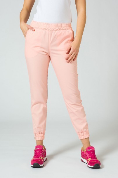 Women's Sunrise Uniforms Basic Jogger scrubs set (Light top, Easy trousers) blush pink-6