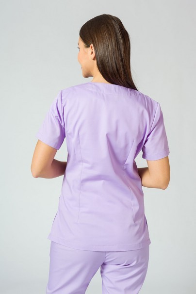Women's Sunrise Uniforms Basic Jogger scrubs set (Light top, Easy trousers) lavender-4