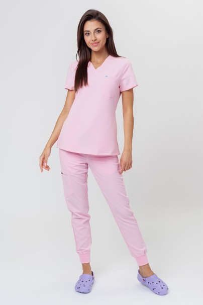 Women's Uniforms World 518GTK™ Phillip scrub top pink-4