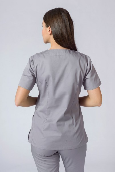Women's Sunrise Uniforms Basic Jogger scrubs set (Light top, Easy trousers) pewter-3