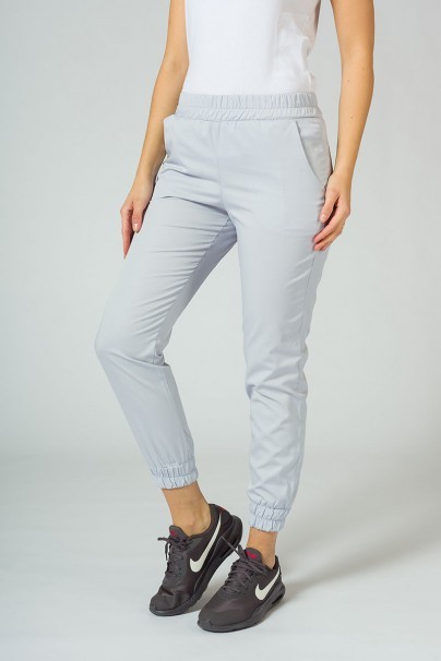 Women's Sunrise Uniforms Basic Jogger scrubs set (Light top, Easy trousers) quiet grey-5