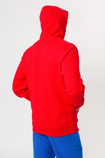 Men’s Malifni Trendy Zipper hoodie red-2