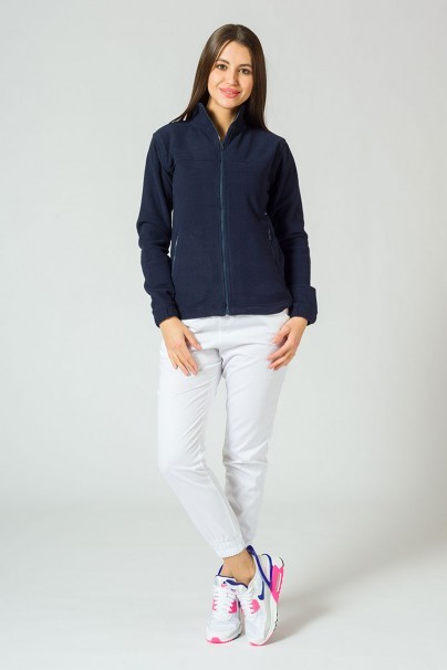 Women’s Malfini Fleece top navy blue-1