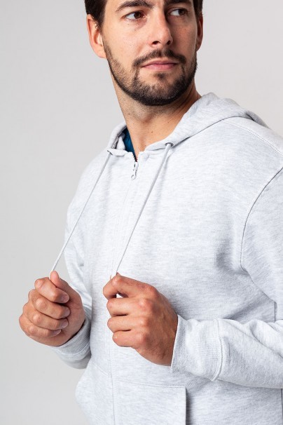 Men’s Malifni Trendy Zipper hoodie ash melange-4