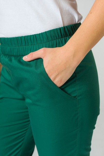 Women's Sunrise Uniforms Easy jogger scrub trousers bottle green-6