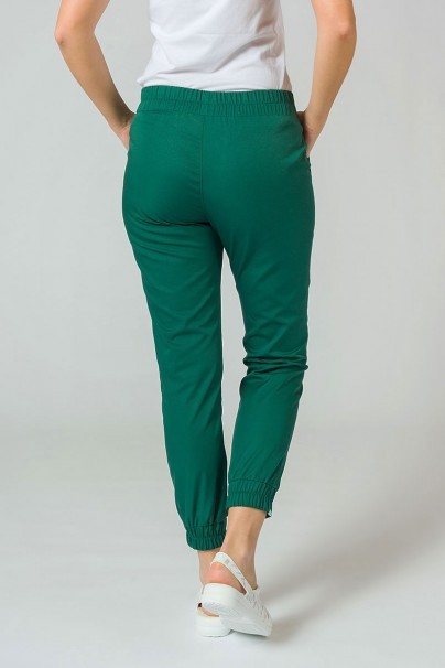 Women's Sunrise Uniforms Easy jogger scrub trousers bottle green-2
