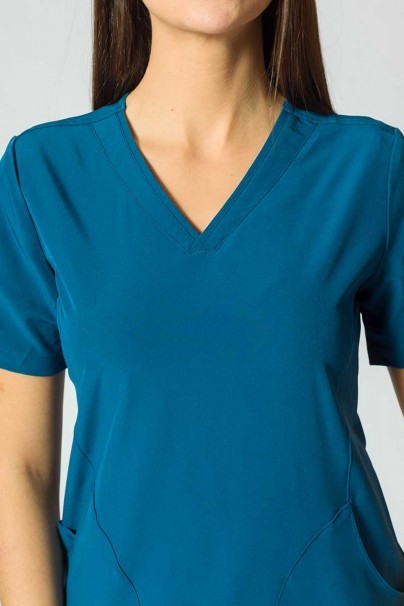 Women’s Maevn Matrix Impulse Classic scrub top caribbean blue-4