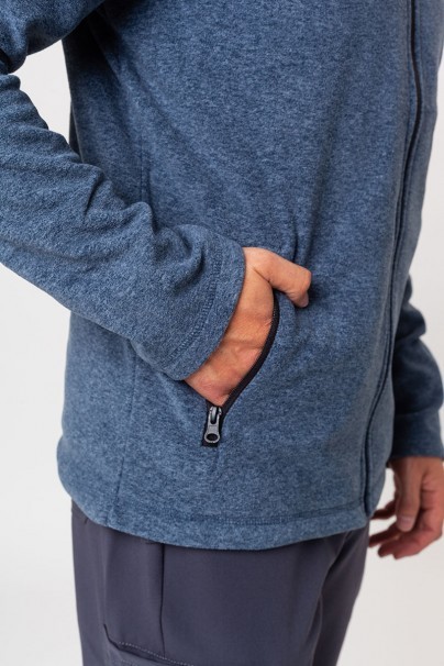 Men’s Malifni shift fleece top (GRS) dark denim melange-5