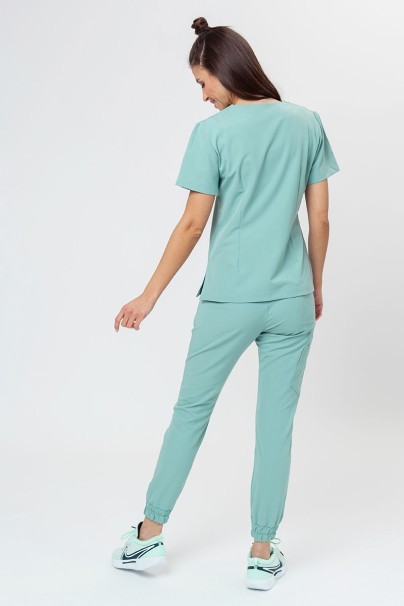 Women’s Sunrise Uniforms Premium Joy scrubs top aqua-3