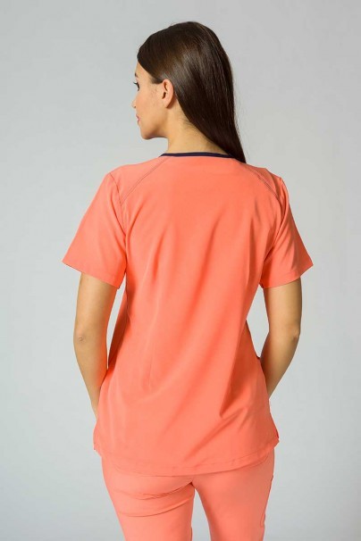 Women’s Maevn Matrix Impulse Stylish scrub top fresh salmon-3