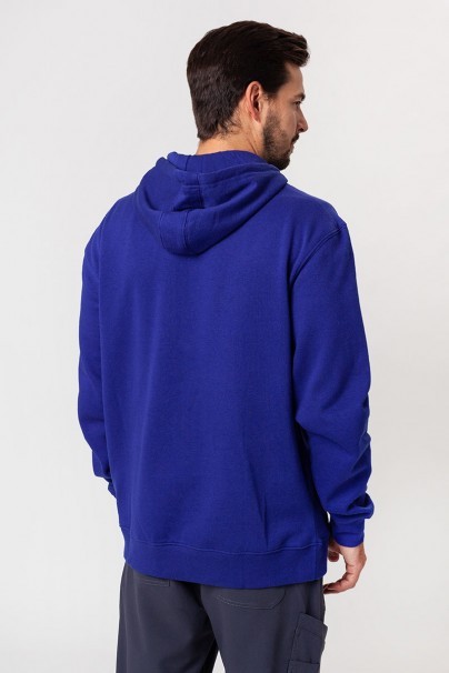 Men’s Malifni Trendy Zipper hoodie royal blue-1