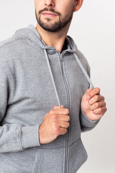 Men’s Malifni Trendy Zipper hoodie dark grey melange-5