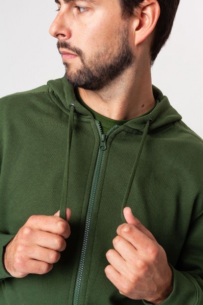 Men’s Malifni Trendy Zipper hoodie bottle green-4