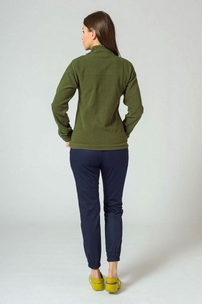 Women’s Malfini Fleece top bottle green-2