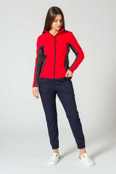 Women’s Malifni FROSTY fleece top red-1