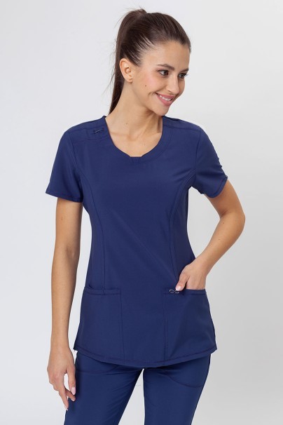 Women's Cherokee Infinity scrubs set navy-2