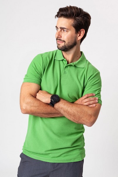 Men’s Malifni Pique polo shirt apple green-1