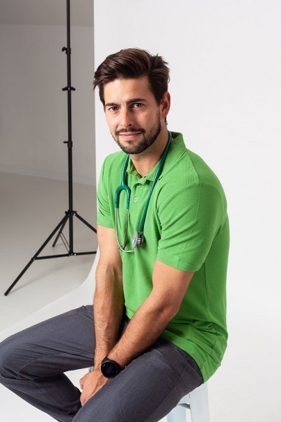 Men’s Malifni Pique polo shirt apple green-7