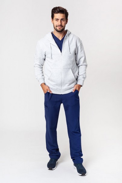 Men’s Malifni Trendy Zipper hoodie ash melange-3